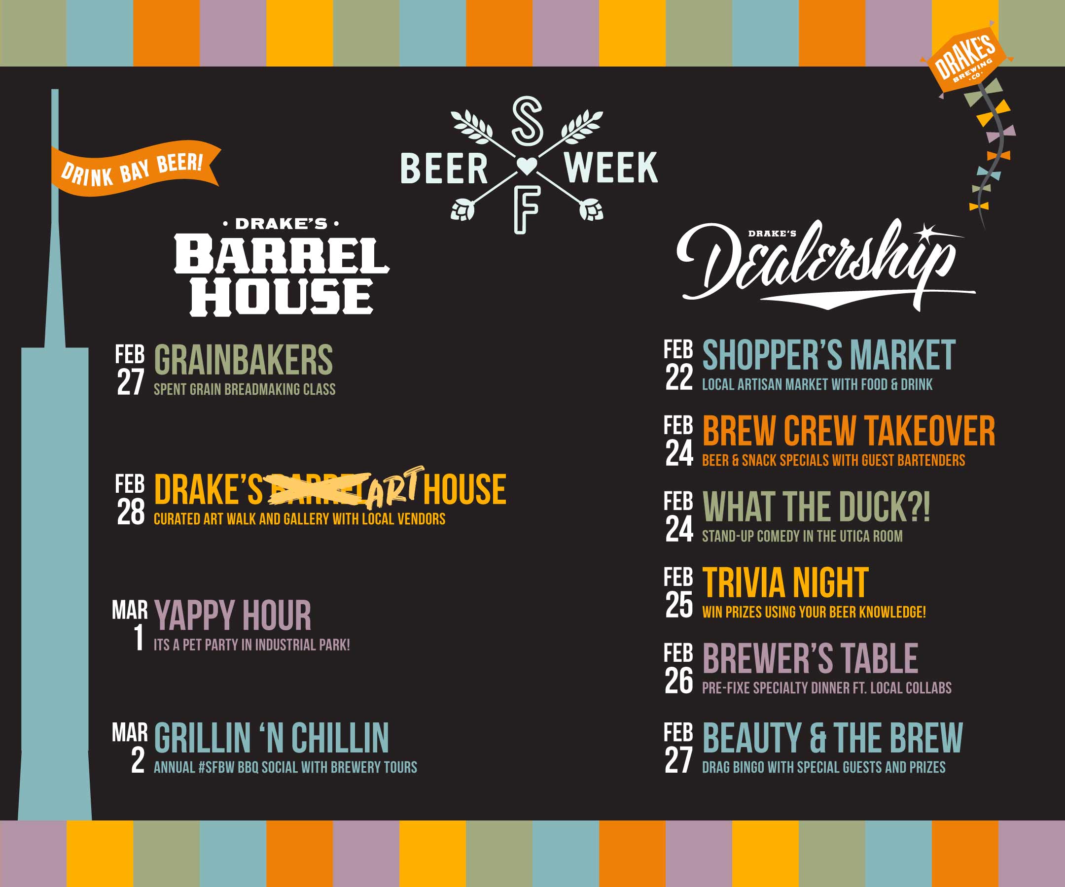 SF Beer Week 2025 schedule