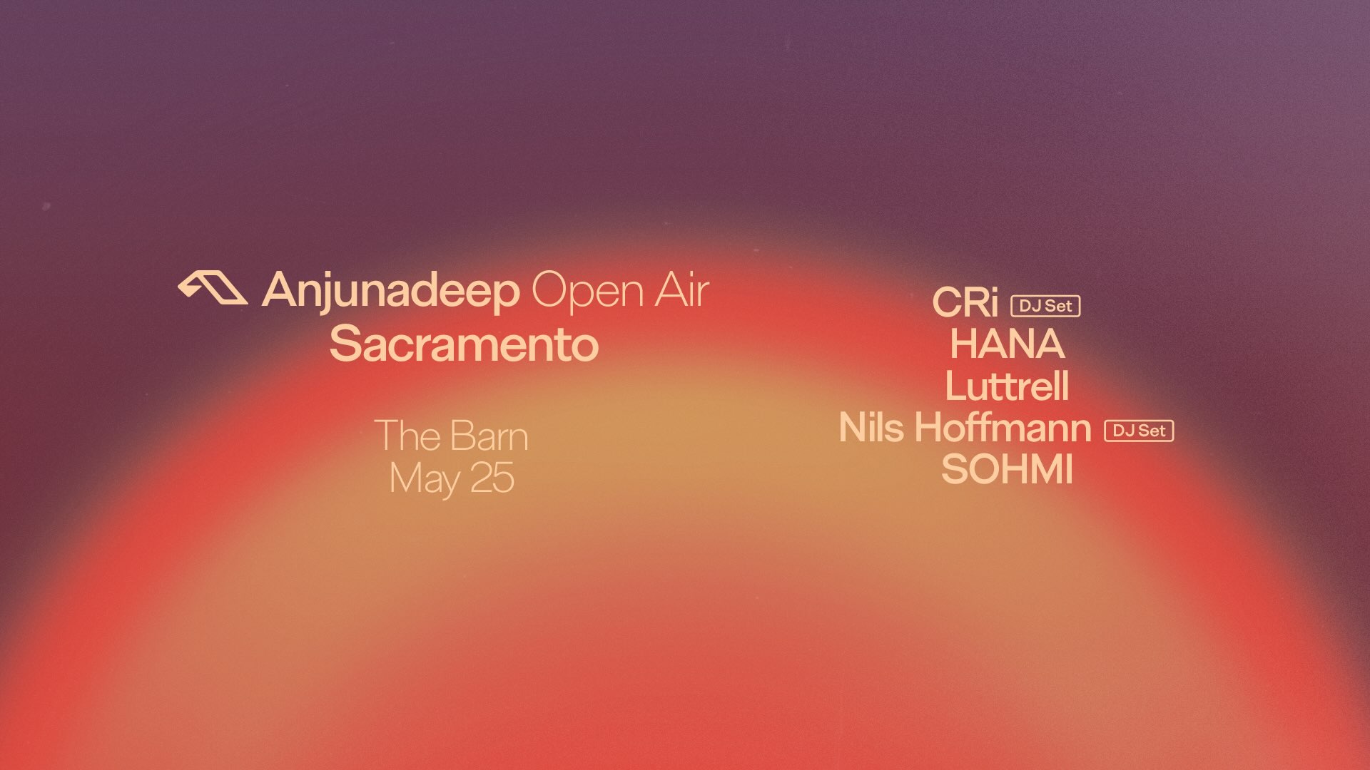 Anjunadeep Open Air Sunday, May 25th at Drake's: The Barn