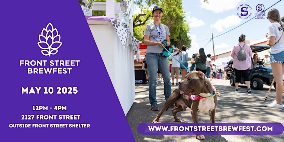 Front Street Brewfest on Saturday, May 10th at Front Street Animal Shelter