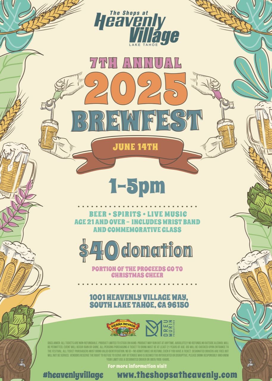 Heavenly Village Brewfest Saturday, June 14th 1-5pm