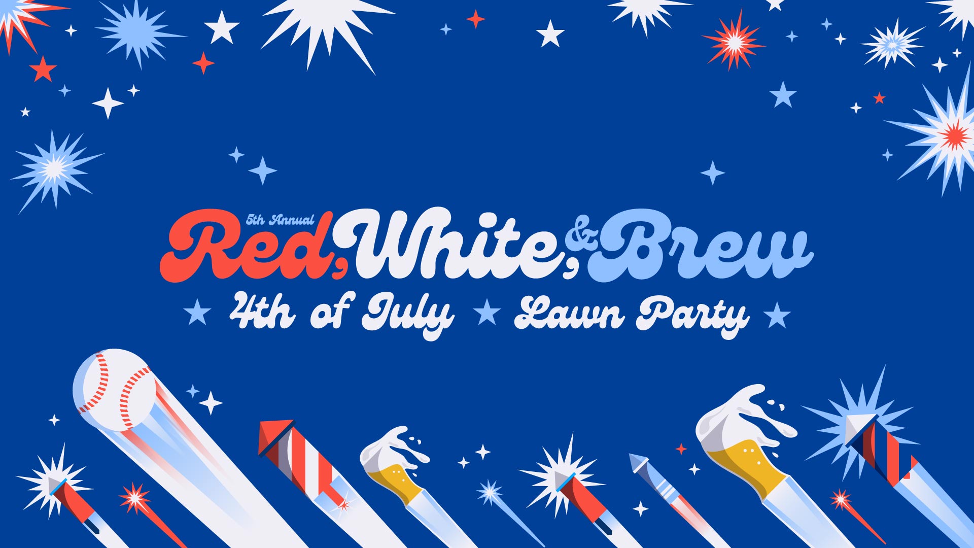 5th Annual Red, White, & Brew 4th of July Lawn Party