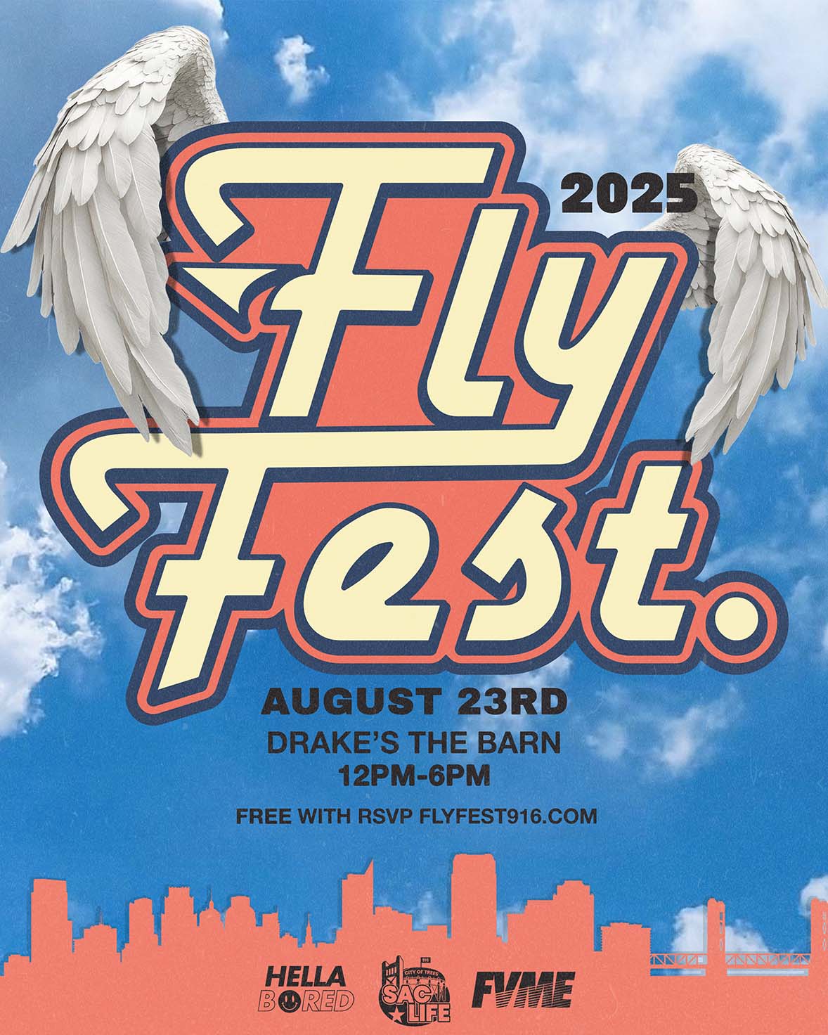 Fly Fest Saturday, August 23rd 12-6pm at Drake's: The Barn