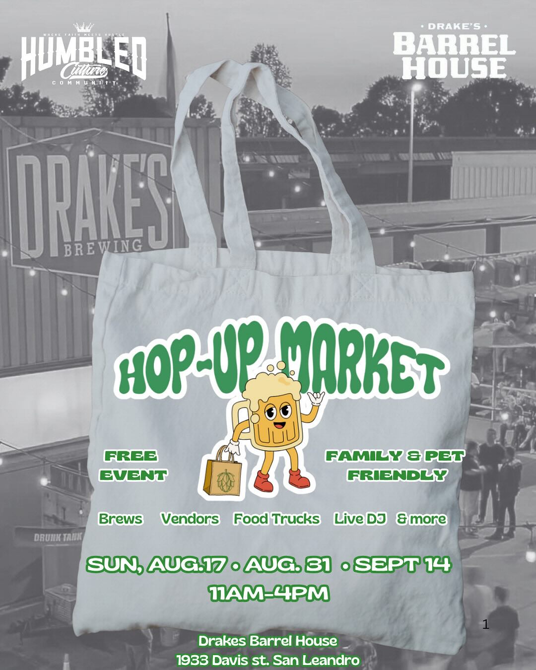 Humbled Culture Hop-Up Market at Drake's Barrel House