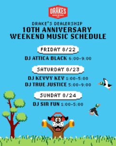 Drake's Dealership Live Music August 22nd-24th 2025