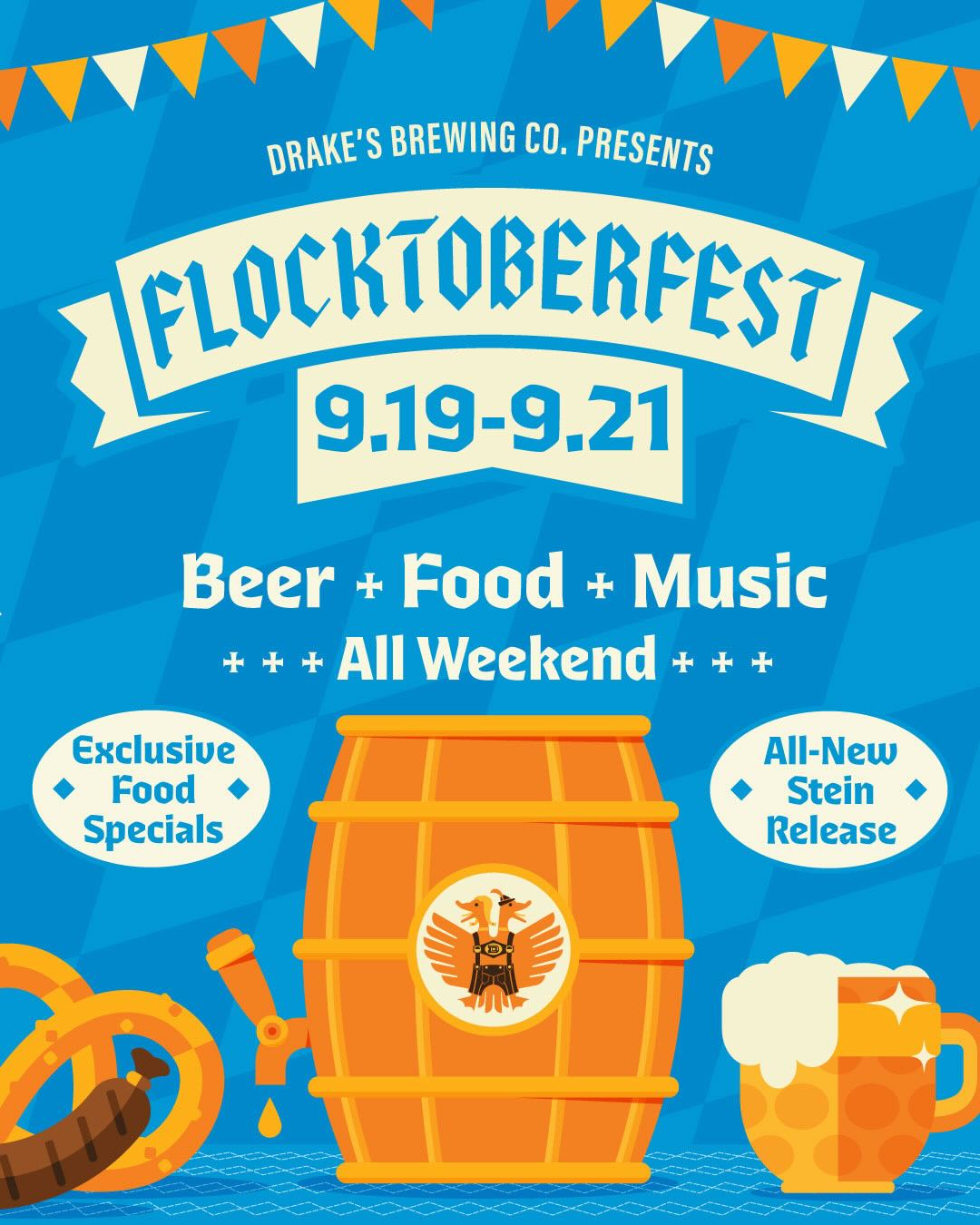 Flocktoberfest weekend September 19th-21st