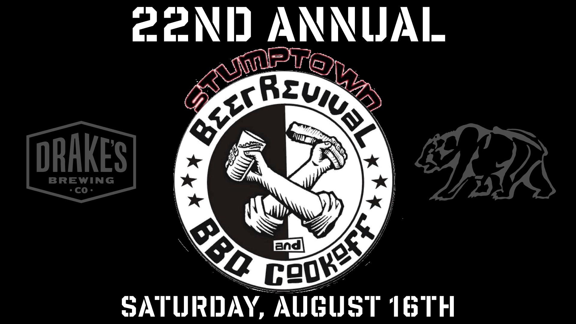 Stumptown Beer Revival & BBQ Cookoff on Saturday, August 16th