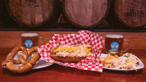 Flocktoberfest menu at Drake's Barrel House