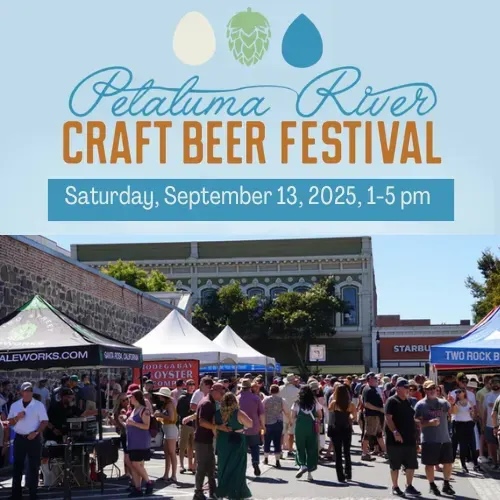 Petaluma River Craft Beer Festival Saturday, September 13th 1-5pm