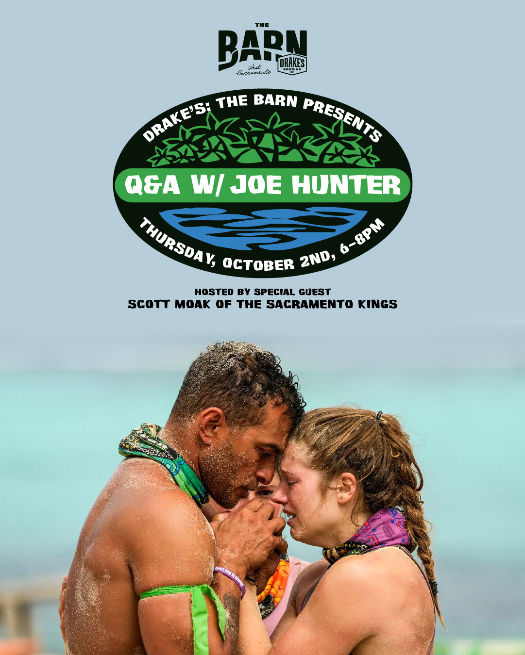 Joe Hunter Q&A on Thursday, October 2nd at Drake's: The Barn