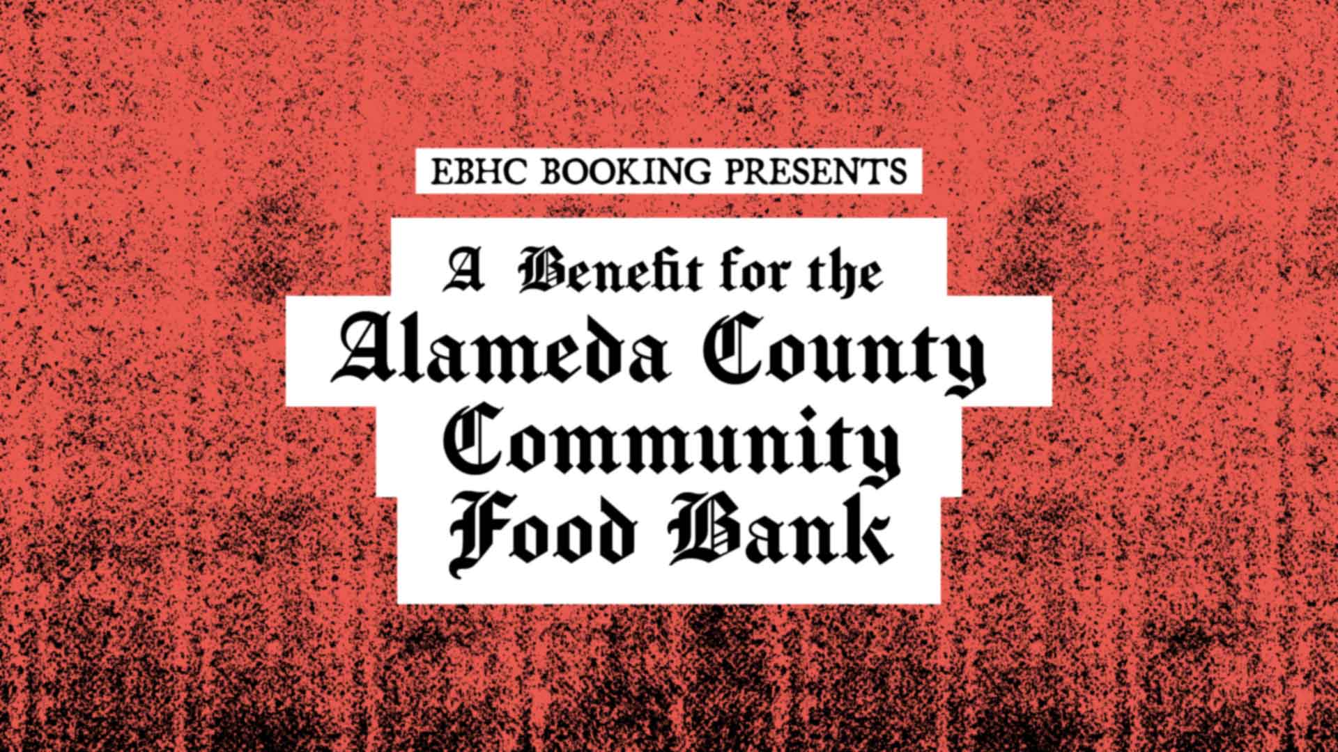 EBHC Booking Presents A Benefit for the Alameda County Community Food Bank