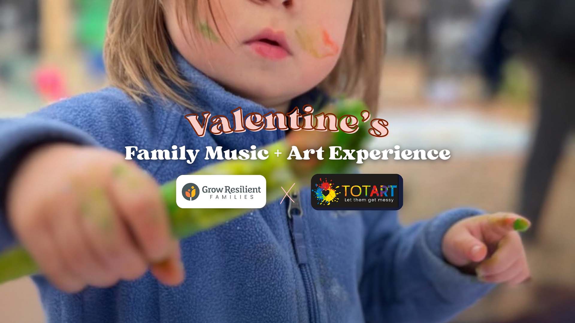 Valentine's Family Music and Art Experience with Grow Resilient Families and TotArt