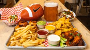 The Big Game menu at Drake's Barrel House