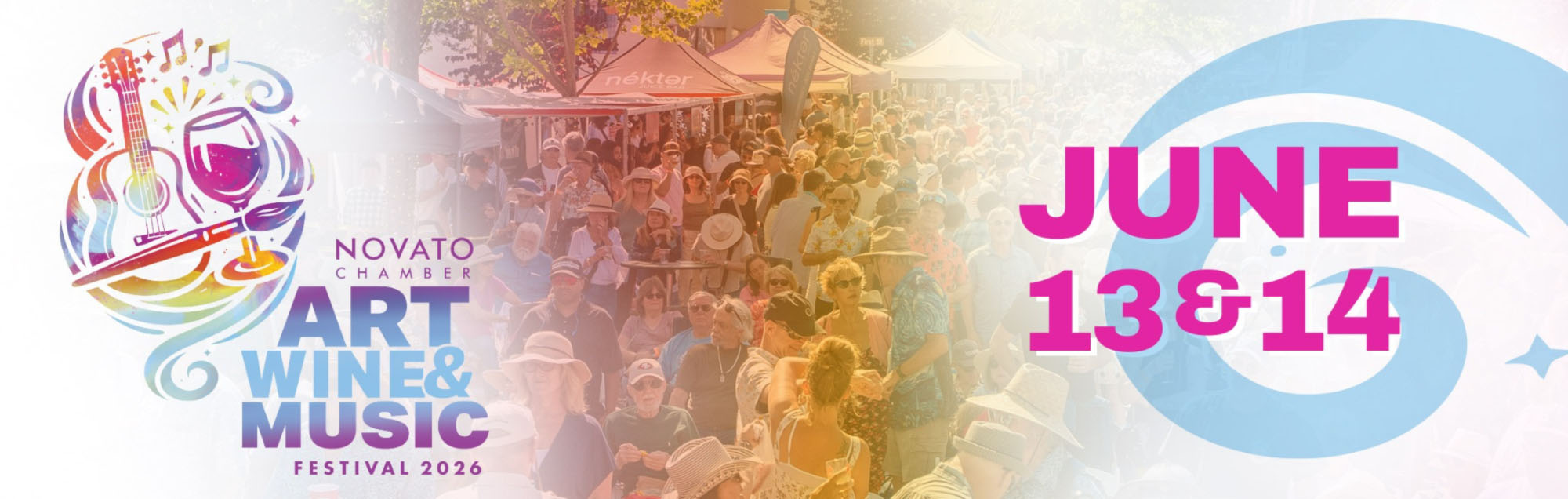 Novato Chamber Art, Wine, and Music Festival June 13th-14th in Downtown Novato