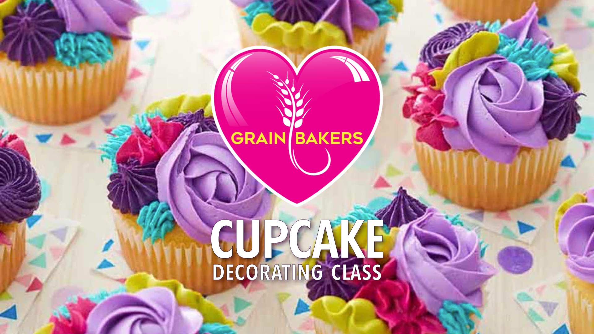 Grainbakers Cupcake Decorating Class