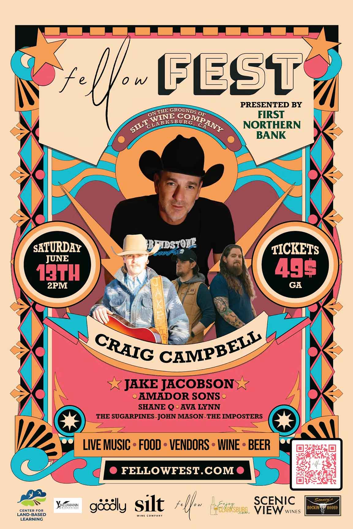 Fellow Fest on Saturday, June 13th at Silt Wine Company